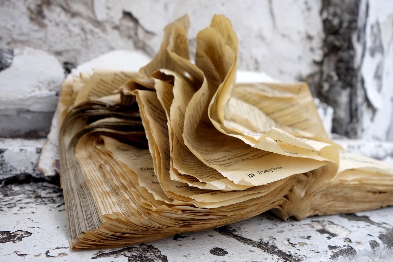 Oud papier in IJmuiden