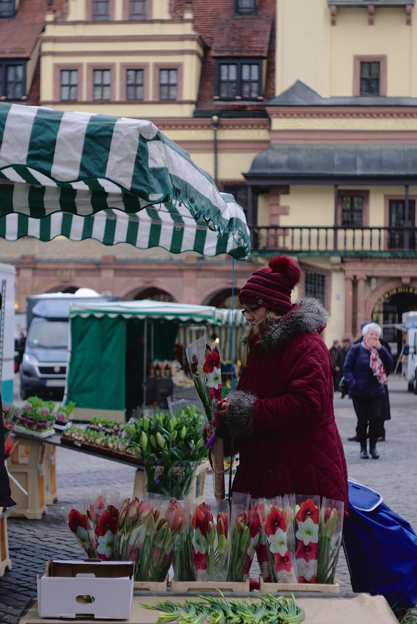 Bloemist in IJmuiden