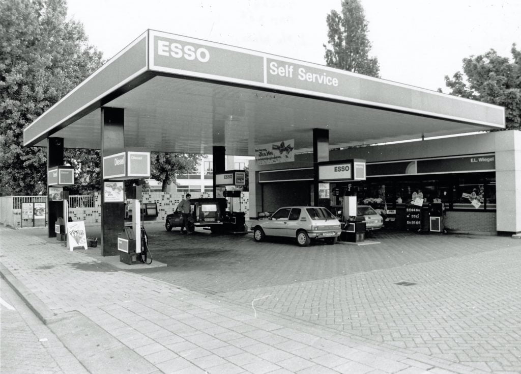 Benzinestation in IJmuiden