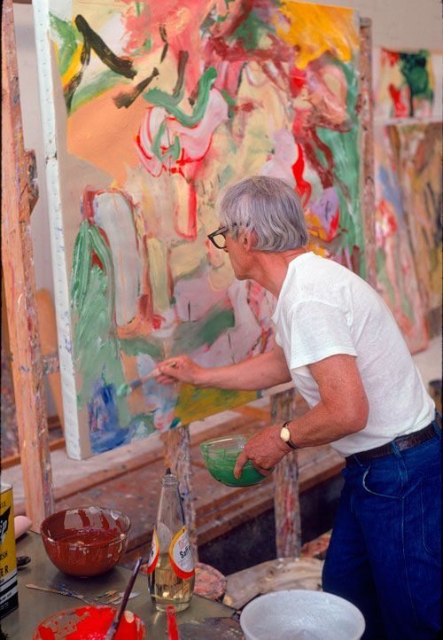 Kunstschilder in IJmuiden