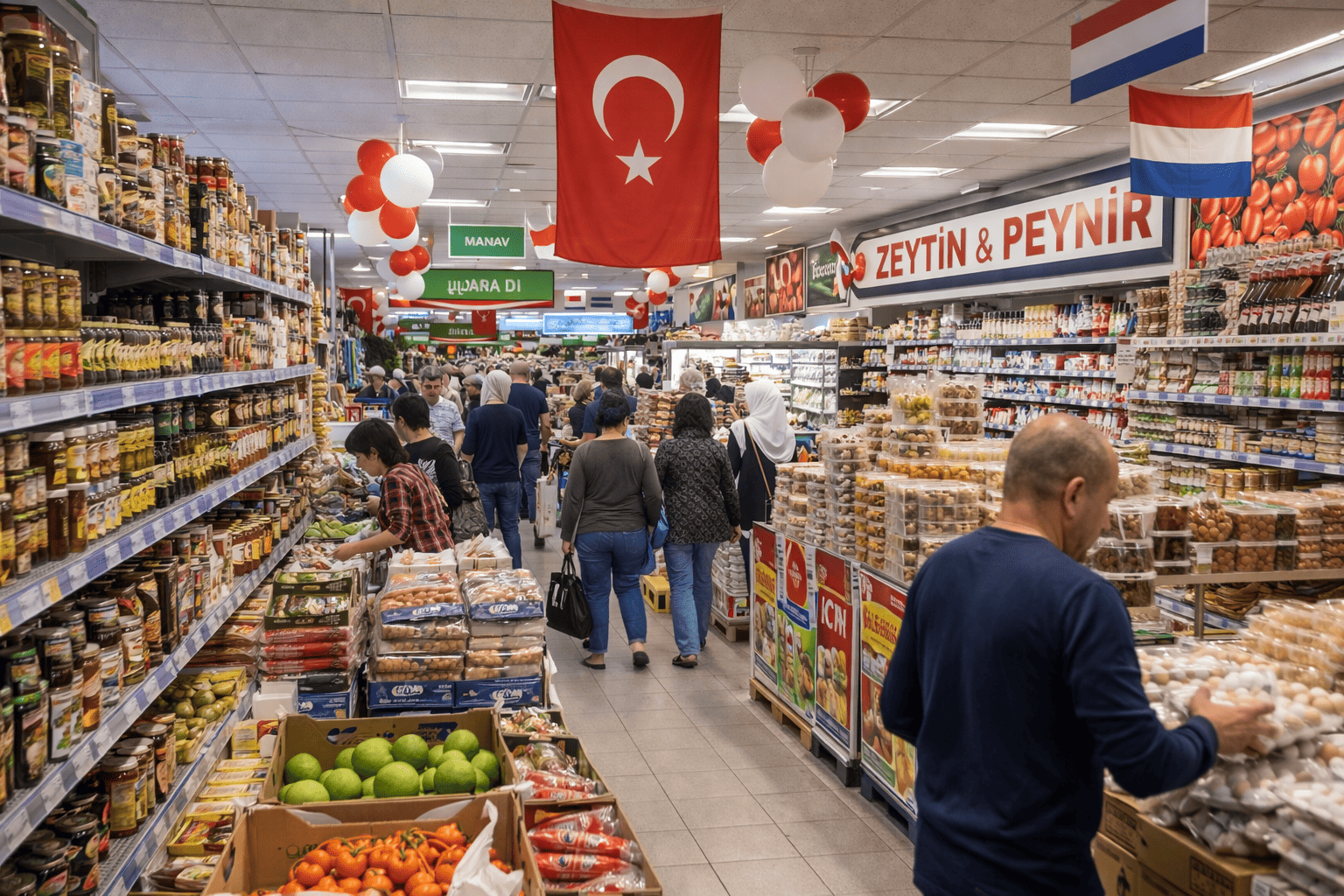 Turkse supermarkt in IJmuiden