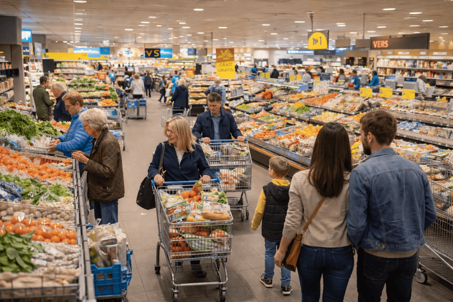 Supermarkten in IJmuiden op zondag